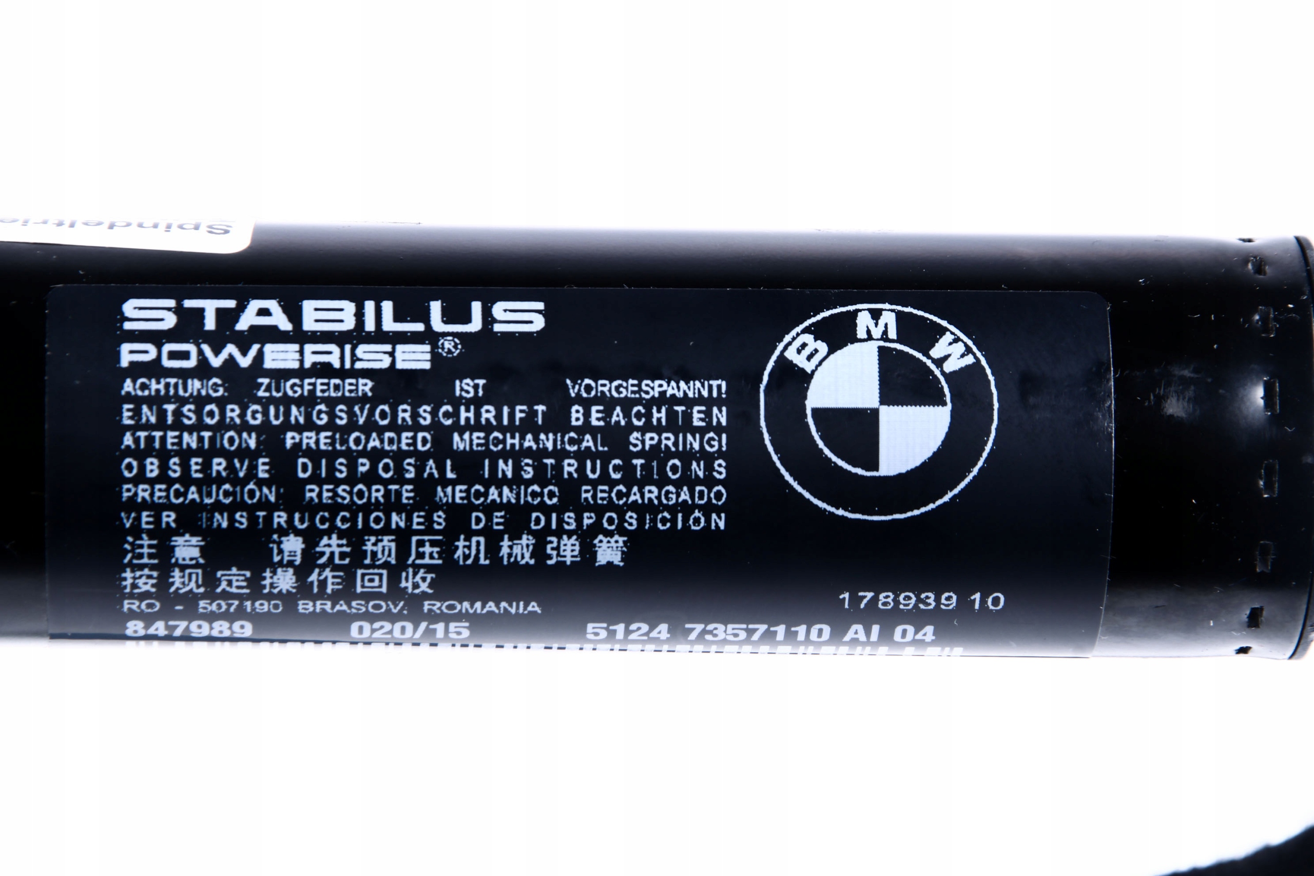 BMW G11 G12 Dämpfer hinten heckklappe rechts 7357110