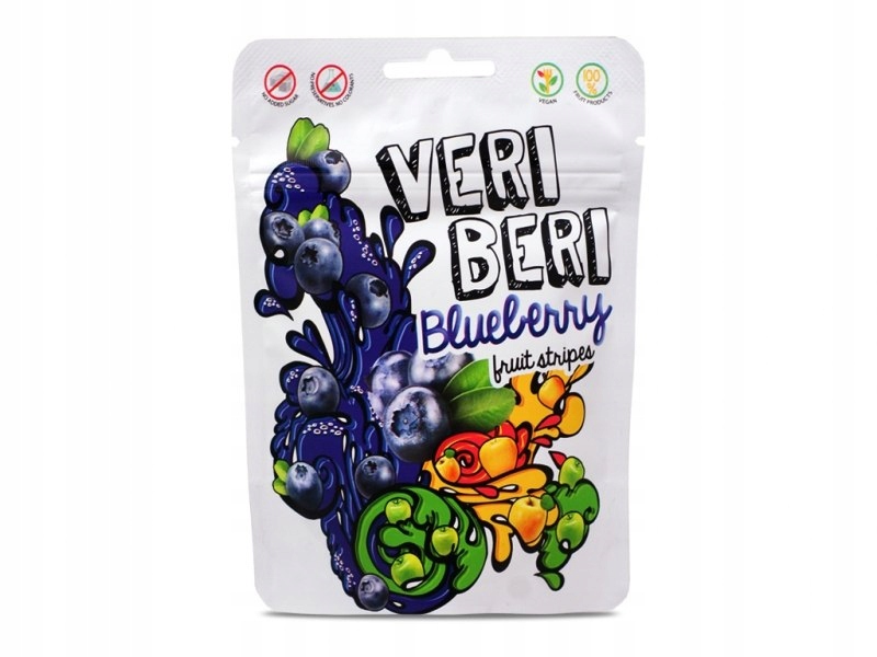 Bezglutenowe żelki jagodowe VERI BERI 50g — 3