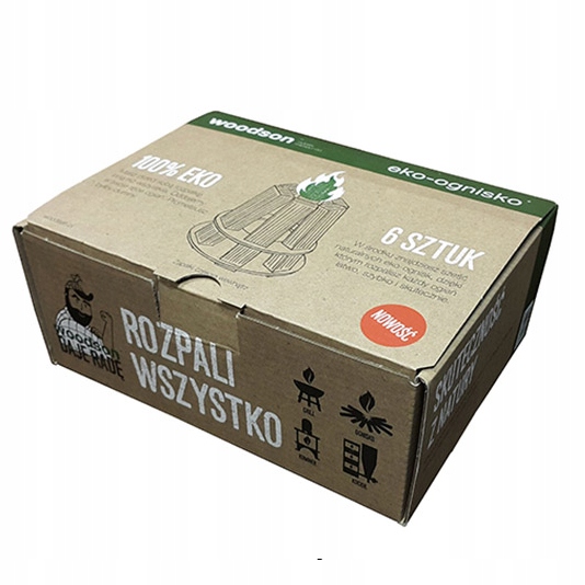 

Rozpałka Woodson Eko-ognisko 6 szt.