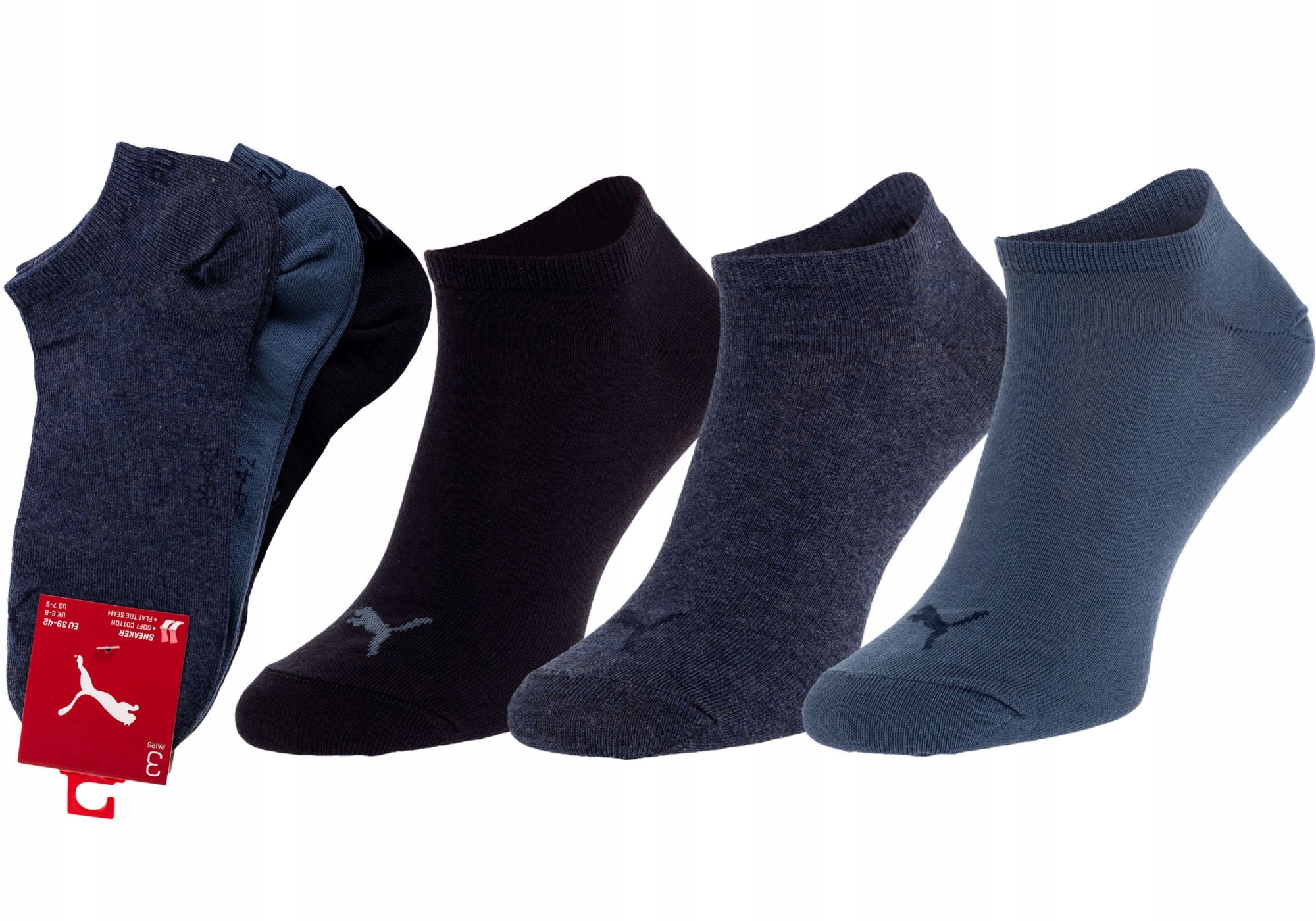 

Puma Skarpety Skarpetki Stopki 3 Pary r. 43-46