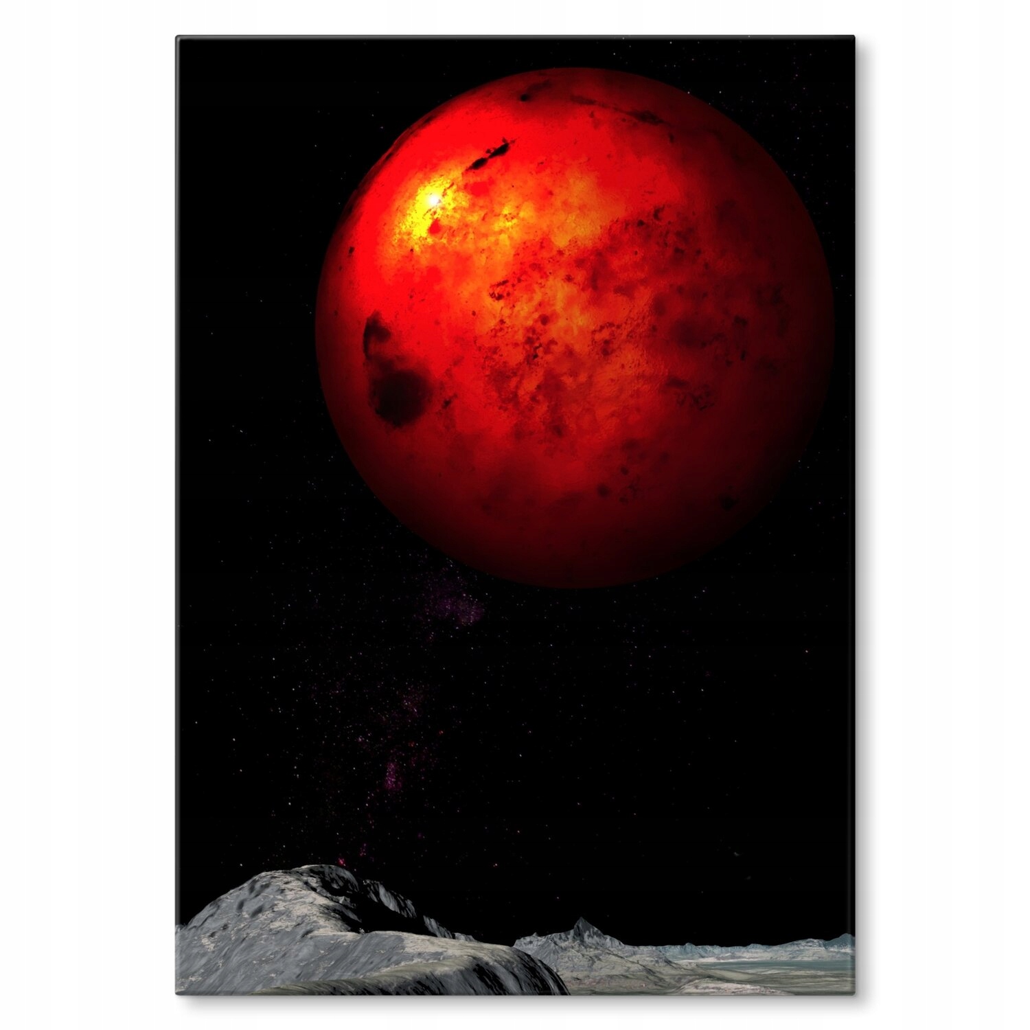 Kovový plakát od Red Planet by Night Dárek 30 x 42 cm