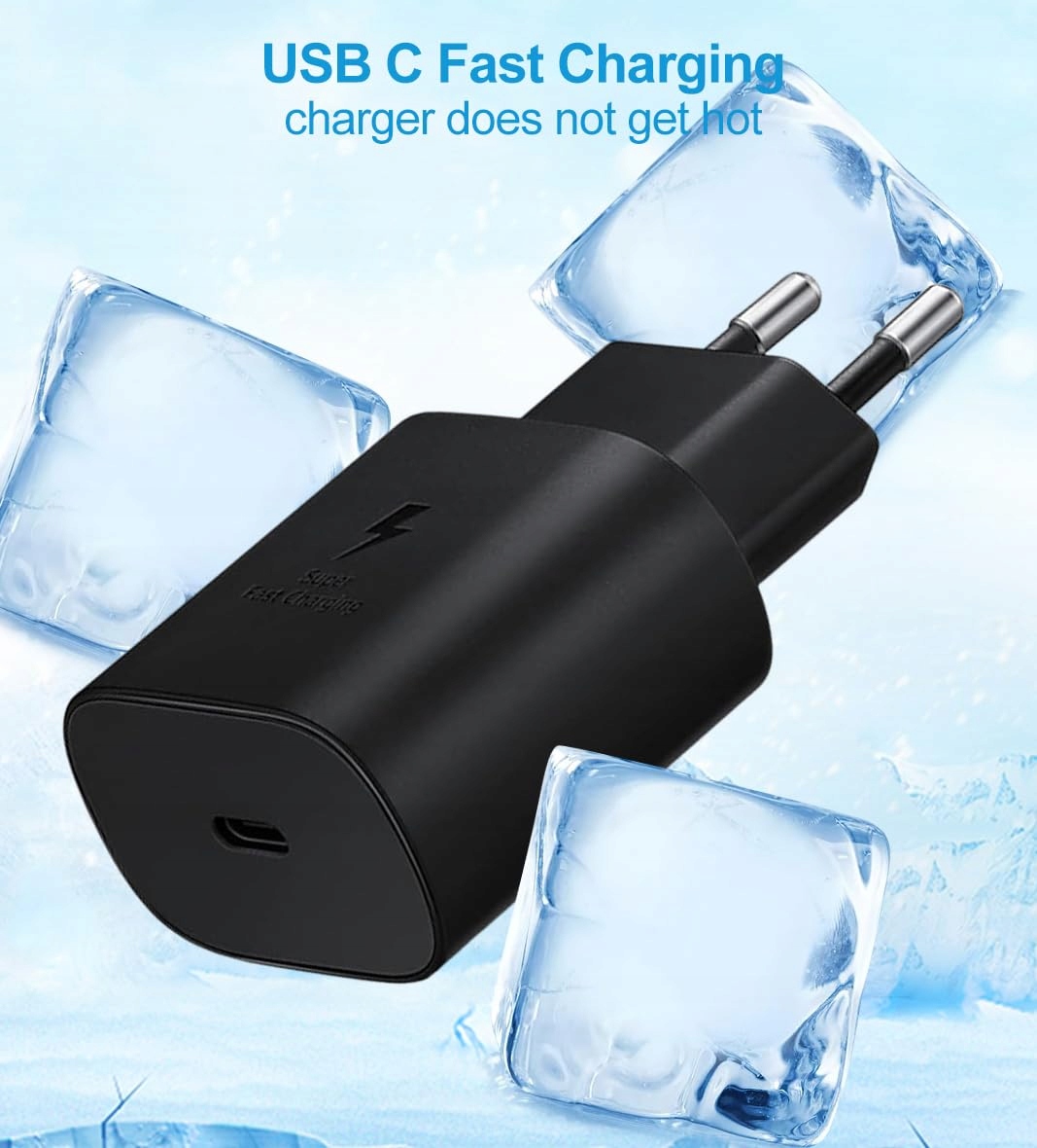 Samneer USB Typ-C 25W Ładowarka z Samsung Xiaomi Huawei — miniatura 2