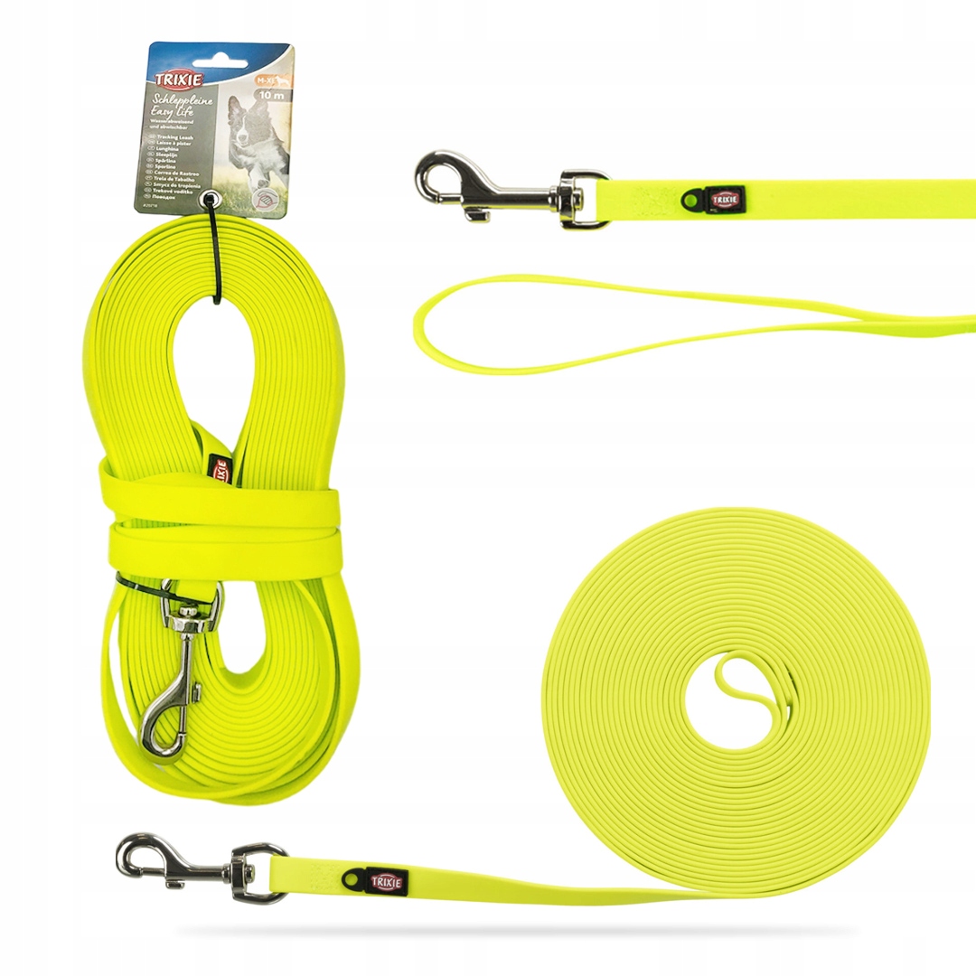 Smycz Linka Trekingowa do Tropienia Elastyczna dla Psa Trixie L-XL 10M/17MM