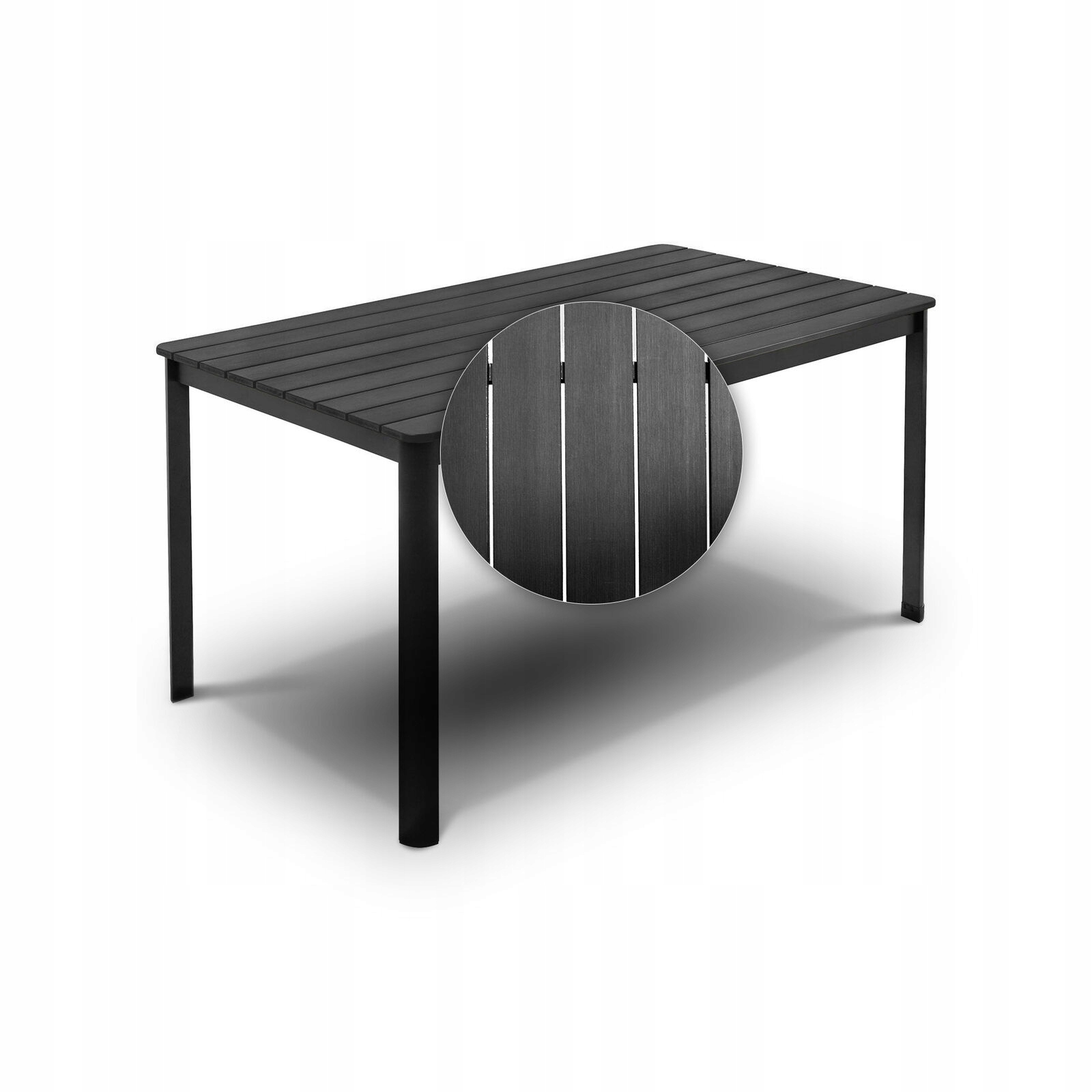 

Stół Ogrodowy Tarasowy Kompozytowy Alu 150 x 90 cm