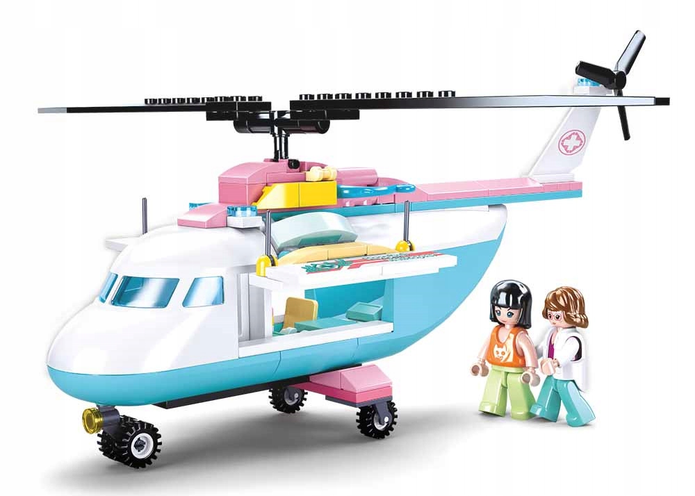 

Klocki Helikopter Ratunkowy Dziewczęcy 163 El. Leg