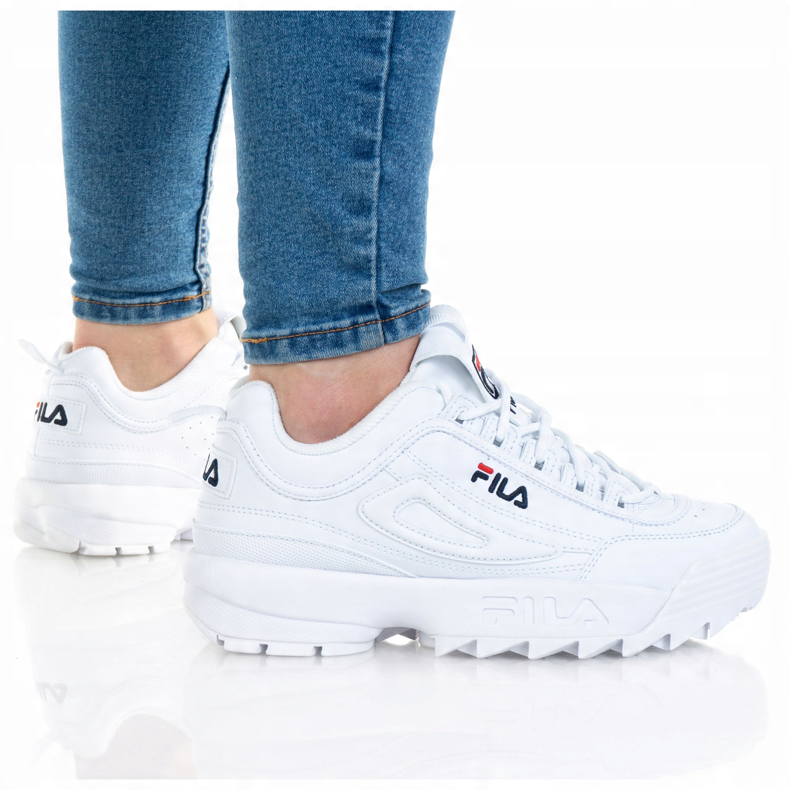 

Buty Fila Damskie Disruptor 1010567-1FG Białe