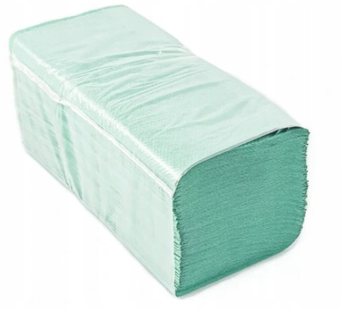 RĘCZNIKI PAPIEROWE RĘCZNIK PAPIER ZIELONY V 200SZT