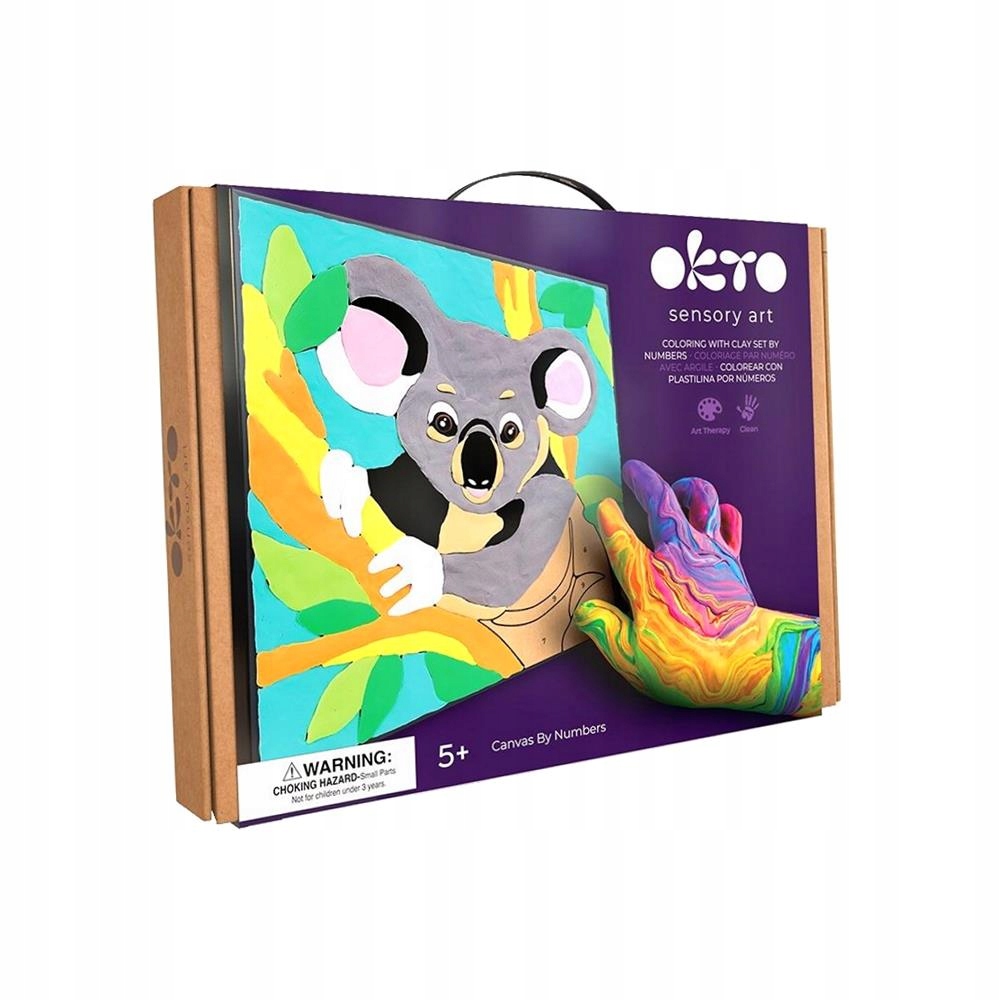 KOLOROWANKA Z MASY PLASTYCZNEJ PO NUMERACH KOALA