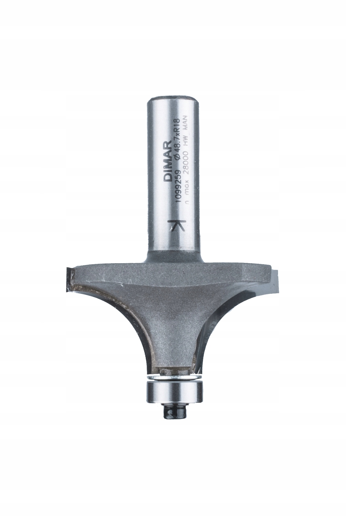 Dimar zaoblovací fréza Hm Z2 R20 D52,7 S12 mm