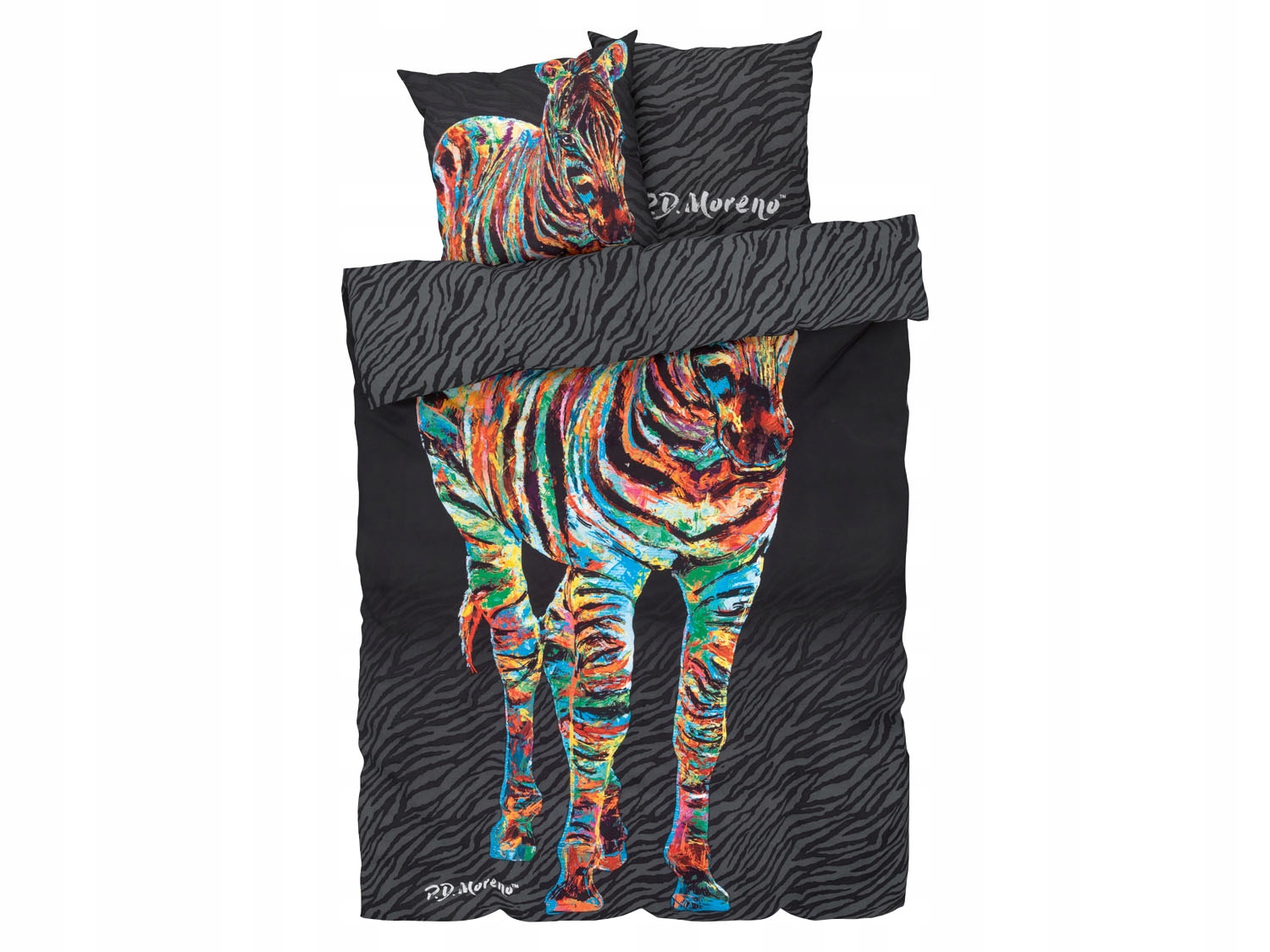 

Pościel Z Mikrowłókna 160 X 200 Dwustronna Zebra