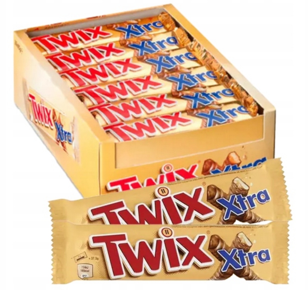 Twix Xtra 30x75G Batonik Karmel Ciastko Czekolada