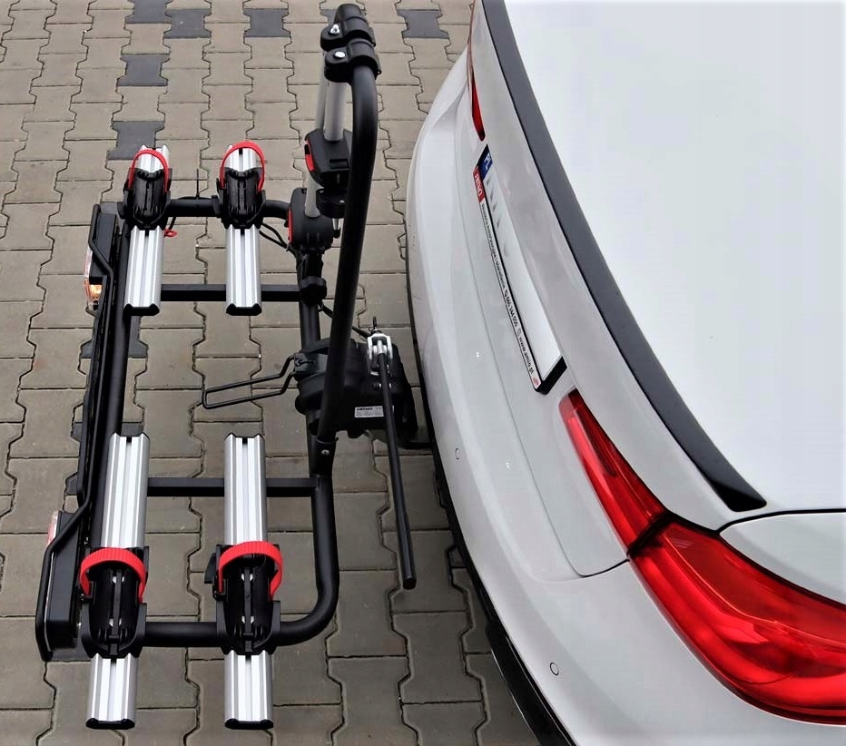 BAGAZNIK ROWEROWY NA HAK 2 ROWERY ELEKTRYCZNE 60KG Color silver