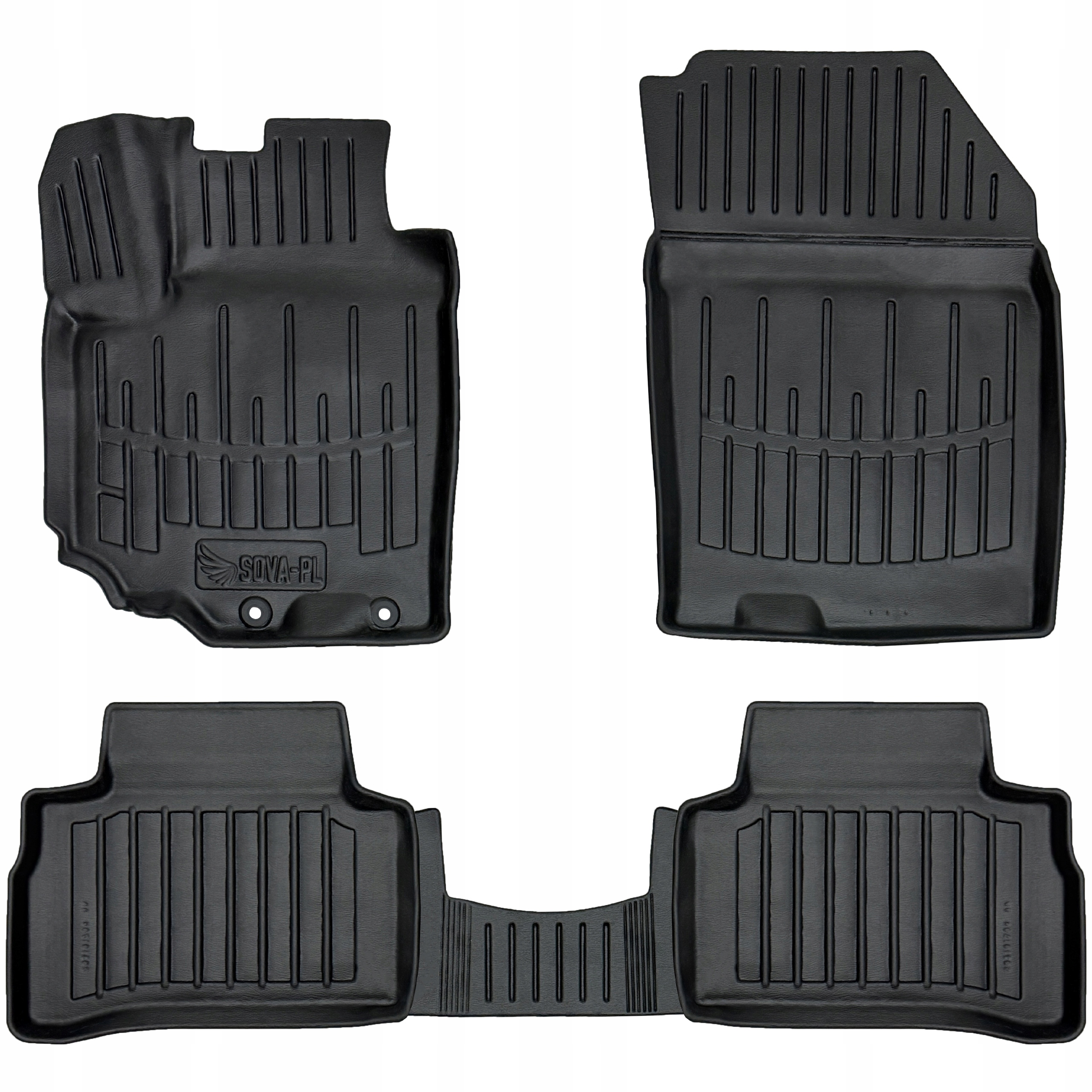 Dywaniki gumowe 3D do Suzuki Vitara IV (od 2015) z wyjątkiem Strong Hybri=>