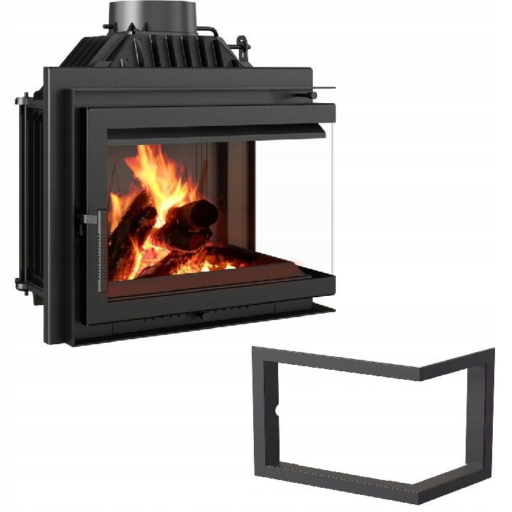 Krbová Vložka Rohová Litinová Simple 8 Pravá Eko Sada Rámeček