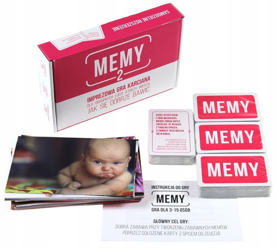 Śmieszne Gry planszowe Imprezowe Memy 2 Karcianka zabawna dla Dorosłych