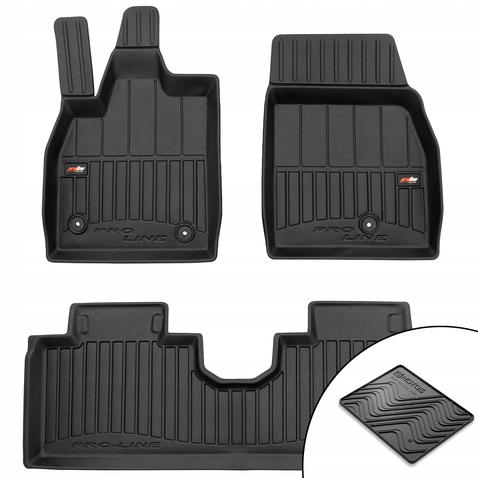 3D gumové koberce Ford Mustang Mach-E od roku 2020 podložka bonus