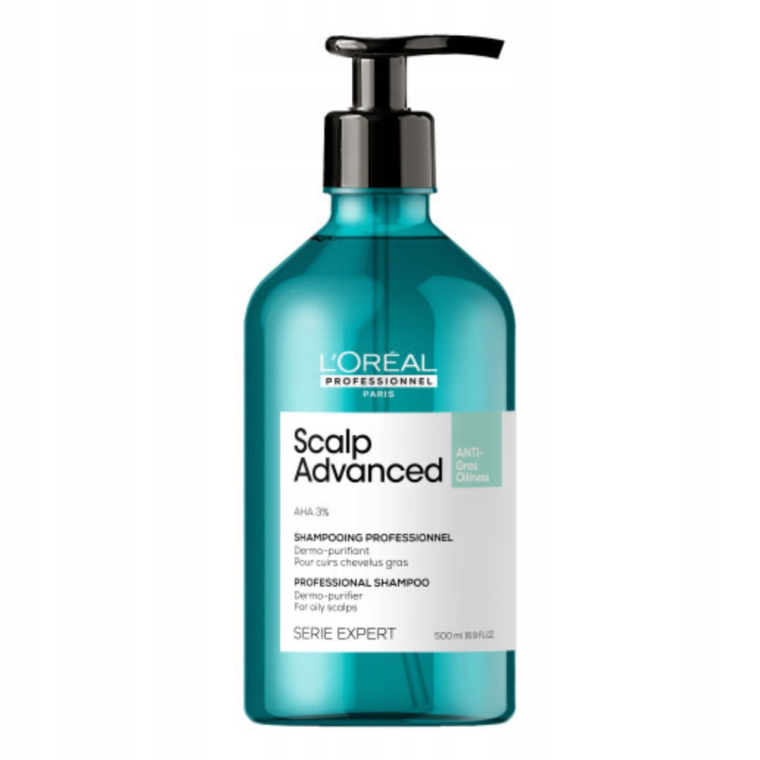 Loreal Scalp Advanced Szampon oczyszczający włosy przetłuszczające 500ml