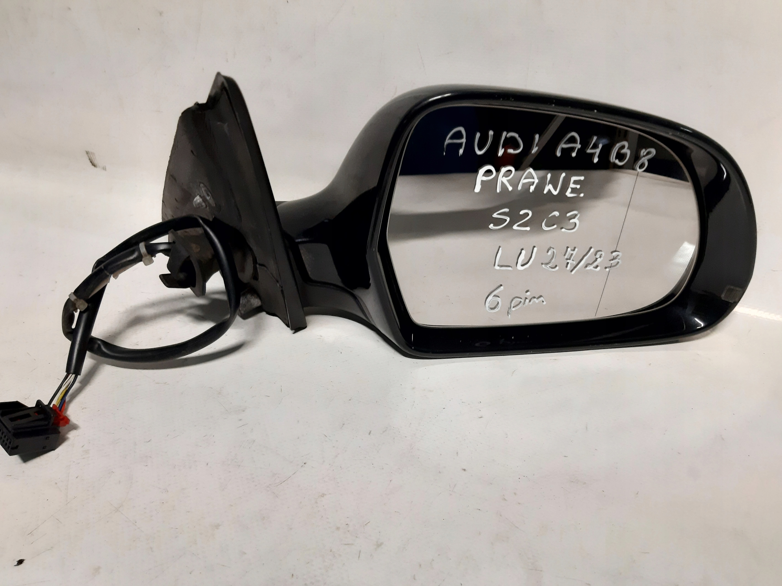 mirror right electrics AUDI A4 B8 6 PIN