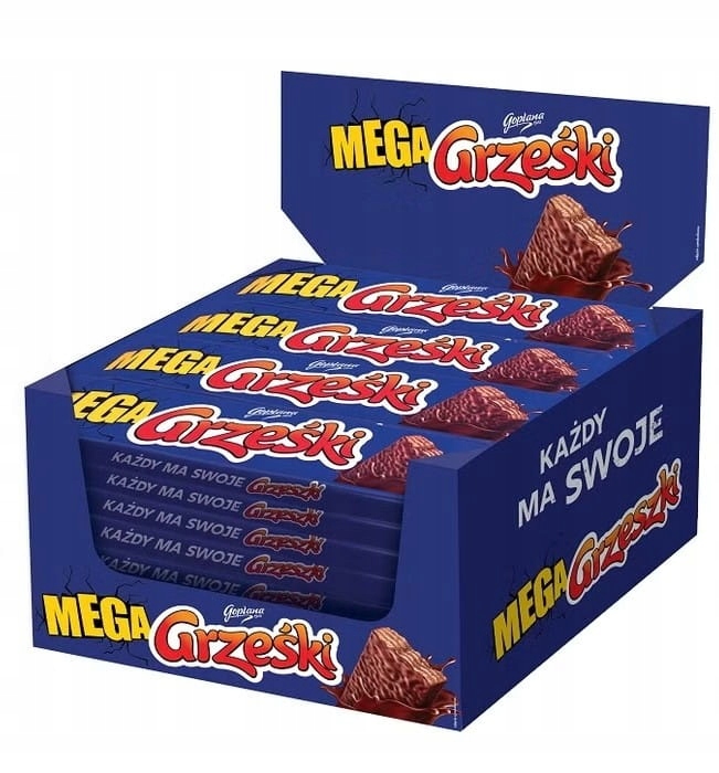 Levně Oplatka Grześki v čokoládě 48g/36