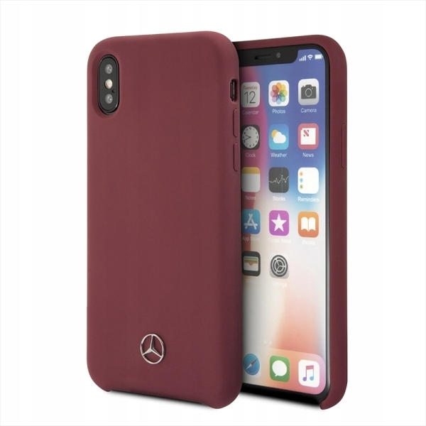 Obudowa iPhone X/Xs Mercedes Mehcpxsilre w kolorze czerwonym