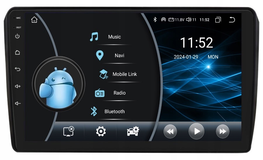 Rádio 2DIN Navigace Android Audi A3 8P 2/32 Gb Carplay Dsp Lte