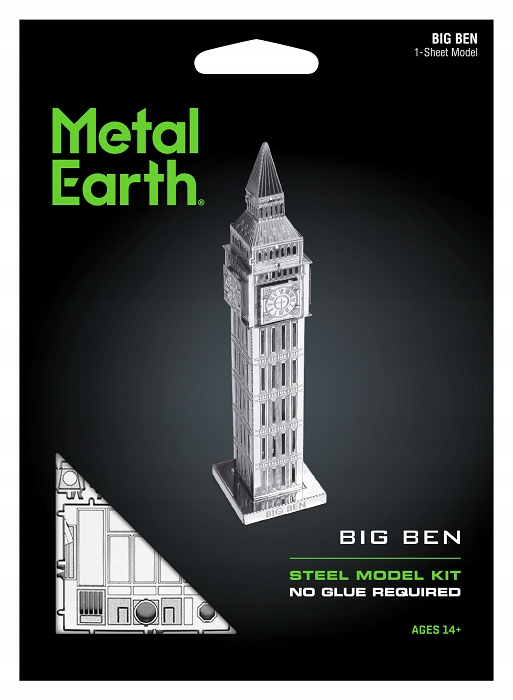 Metal Earth Big Ben Tower Model Metalowy 3D Liczba elementów 2