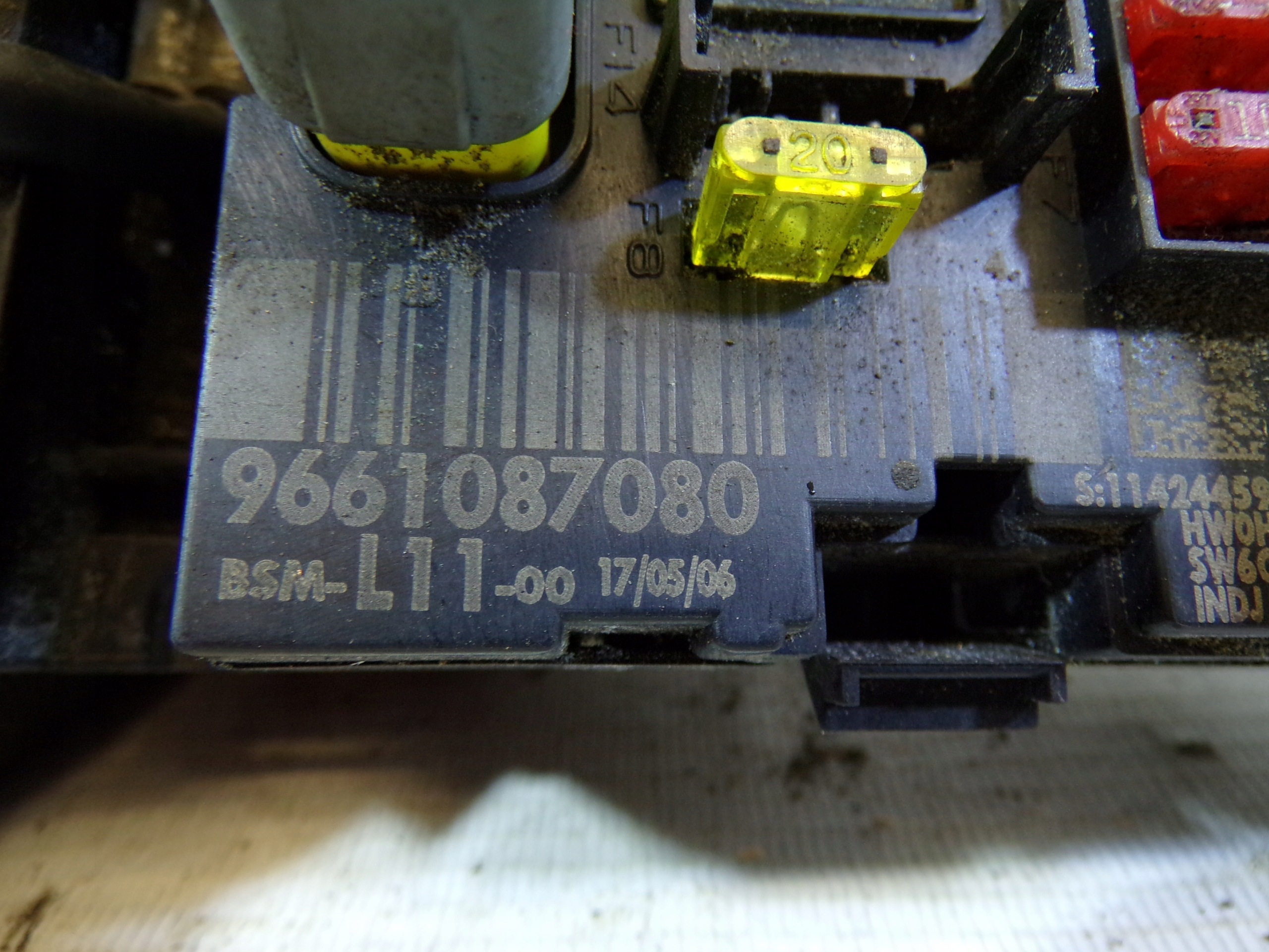 modulo BSM CITROEN PEUGEOT 9661087080 (SK2)