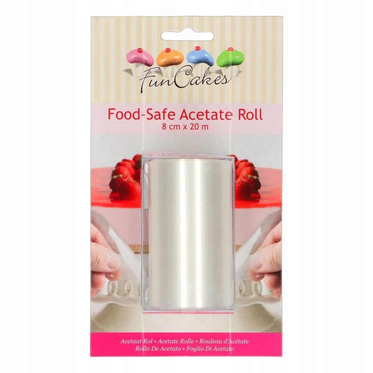 

Funcakes Folia rantowa cukiernicza 8cm x 20m