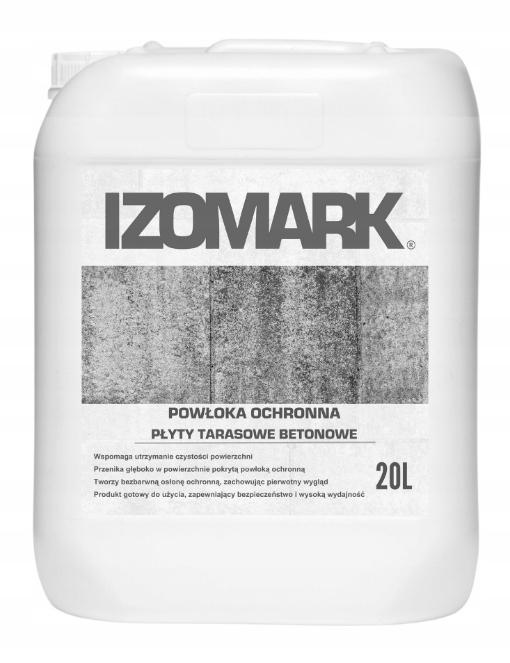 Levně Izomark Ochranná Vrstva Pro Betonové Terasové Desky 20 L