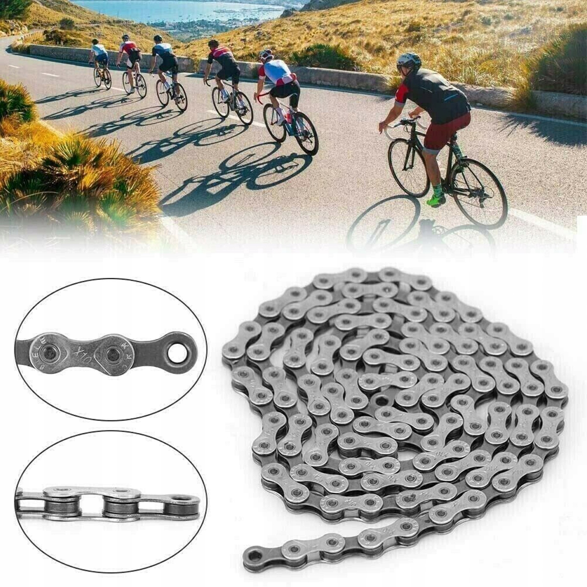 Łańcuch Shimano Deore CN-HG54 10-rzędowy 116 OGNIW 10S 10 RZĘDOWY MTB OEM Liczba rzędów 10