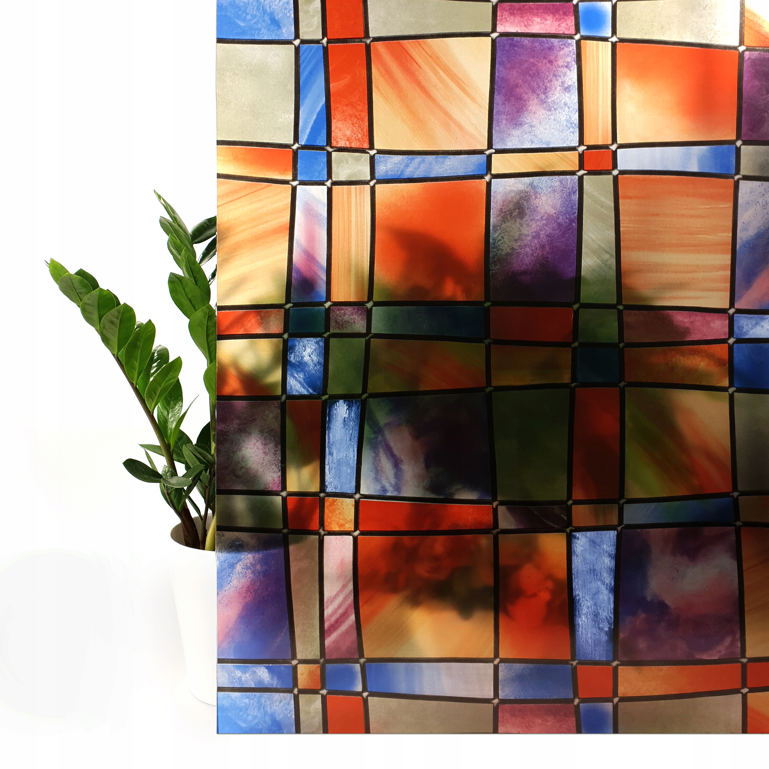 Witraż Okienny Do Renowacji Szklanych Elementów