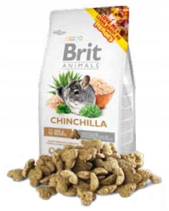 Levně Krmivo Pro Činčily Krmivo Brit Animals Complete 1.5 Kg