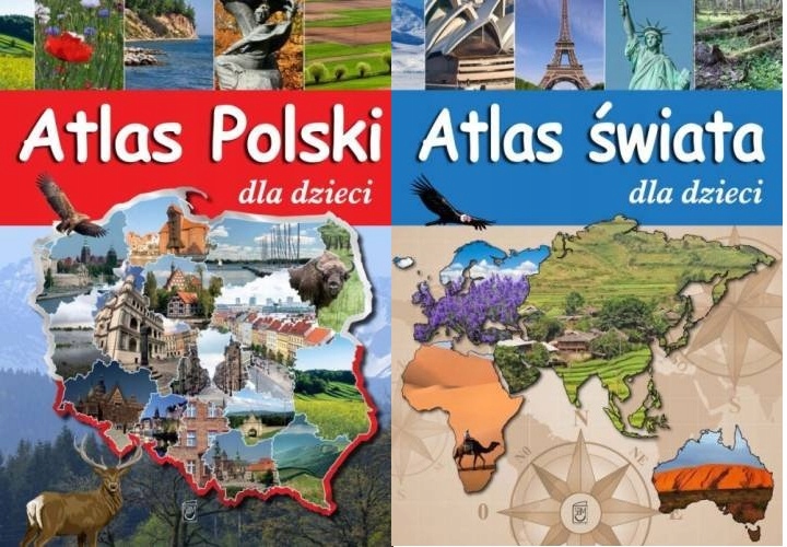 Atlas Polski Dla Dzieci Atlas Świata Dla Dzieci