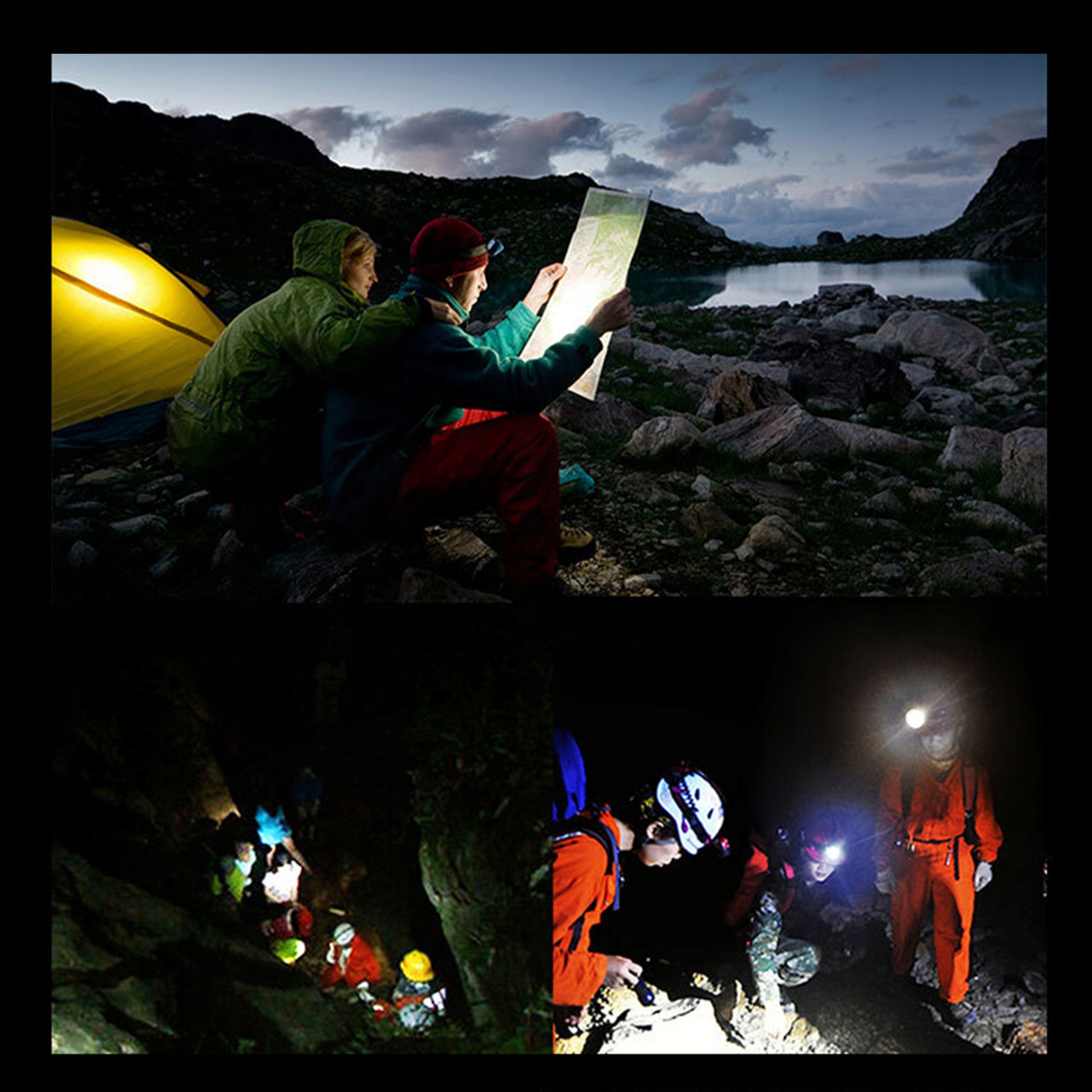 LATARKA CZOŁOWA CZOŁÓWKA LED MOCNA COB LAMPKA XXL Model E485