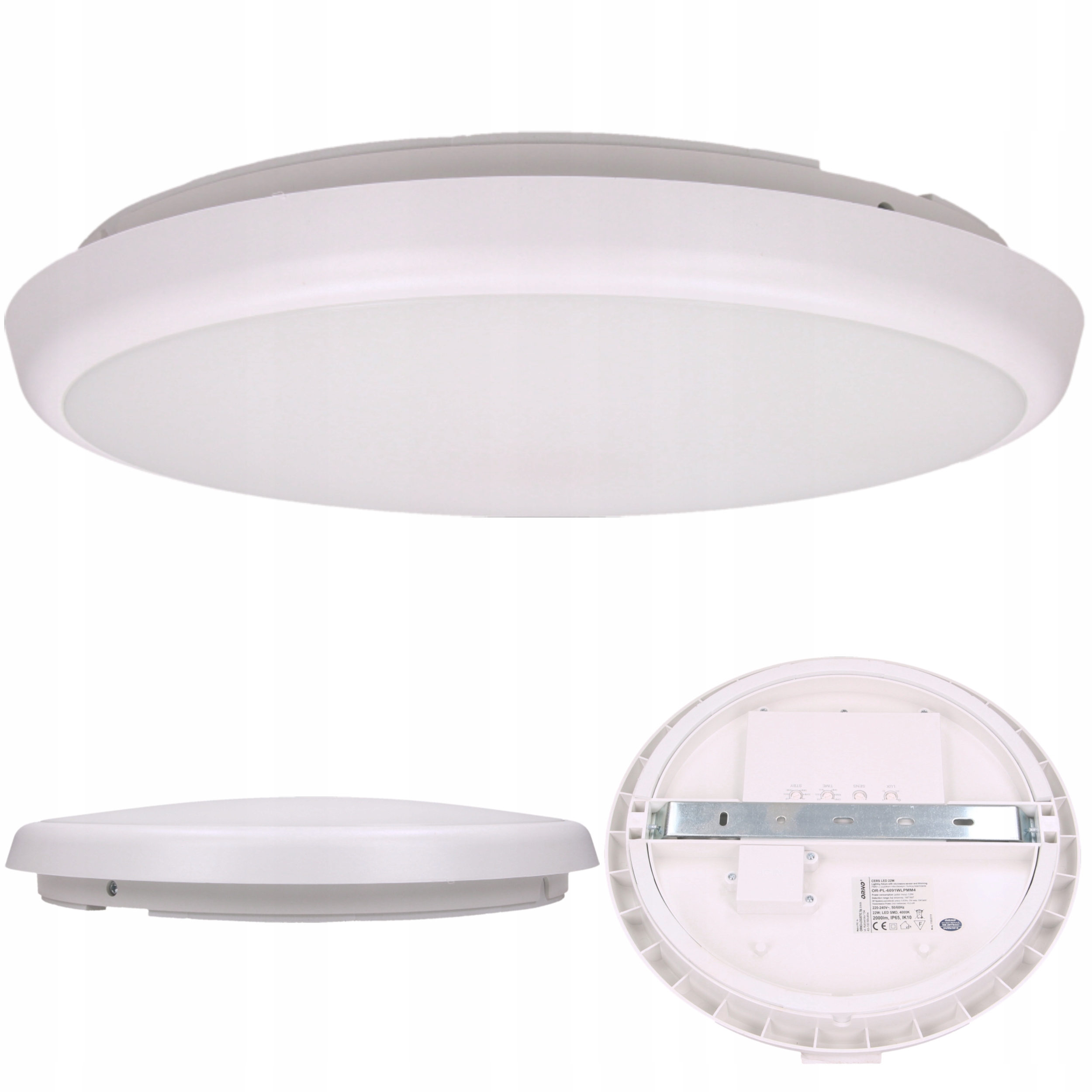 

Plafon Led Mikrofalowy Czujnik Ruchu Zmierzchu 22W