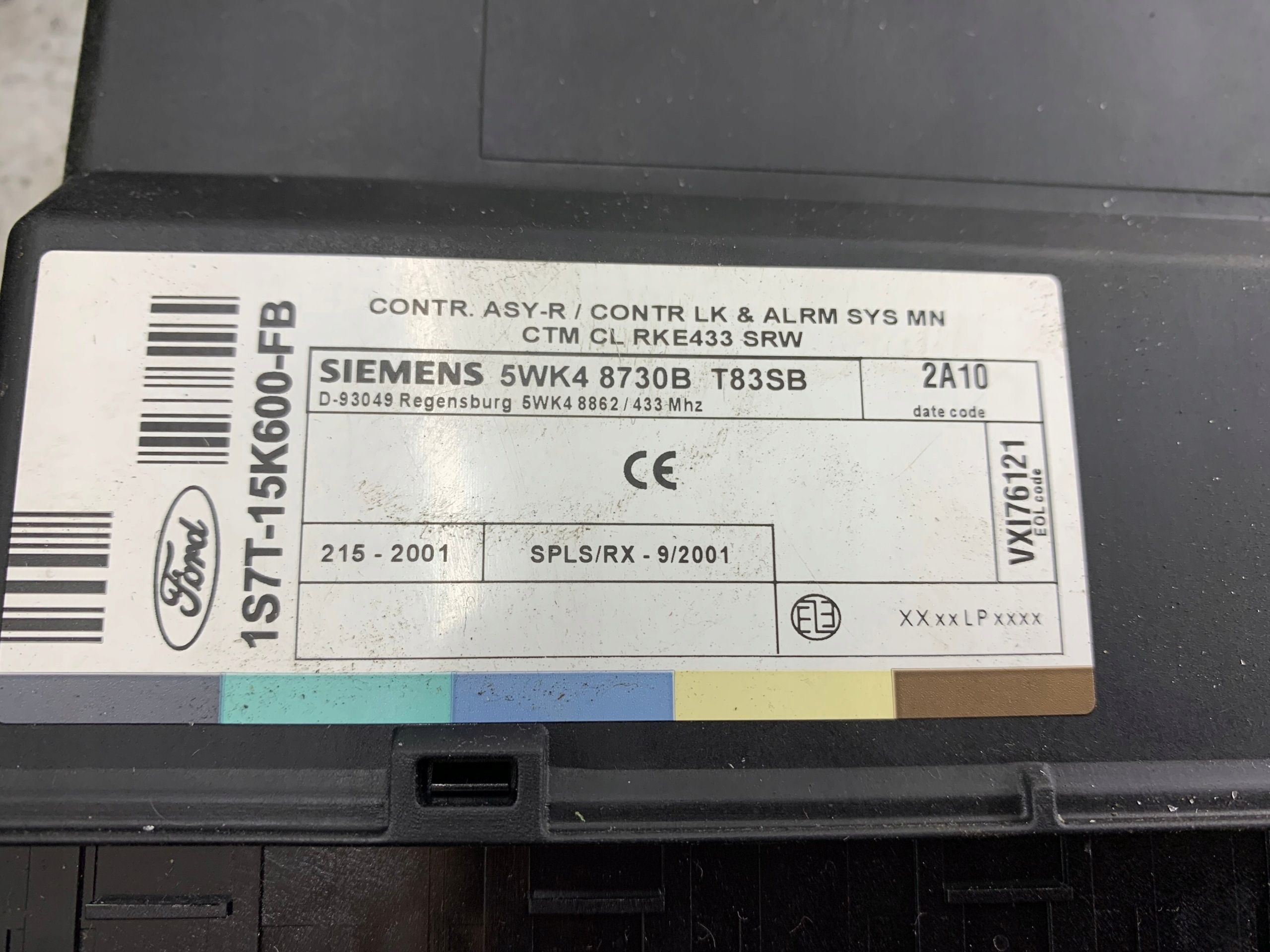FORD MONDEO MK3 unité commande confort 1S7T15K600FB