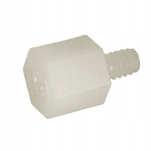 TULEJKA 12mm M3 TWORZYWO Z/W (10SZT)