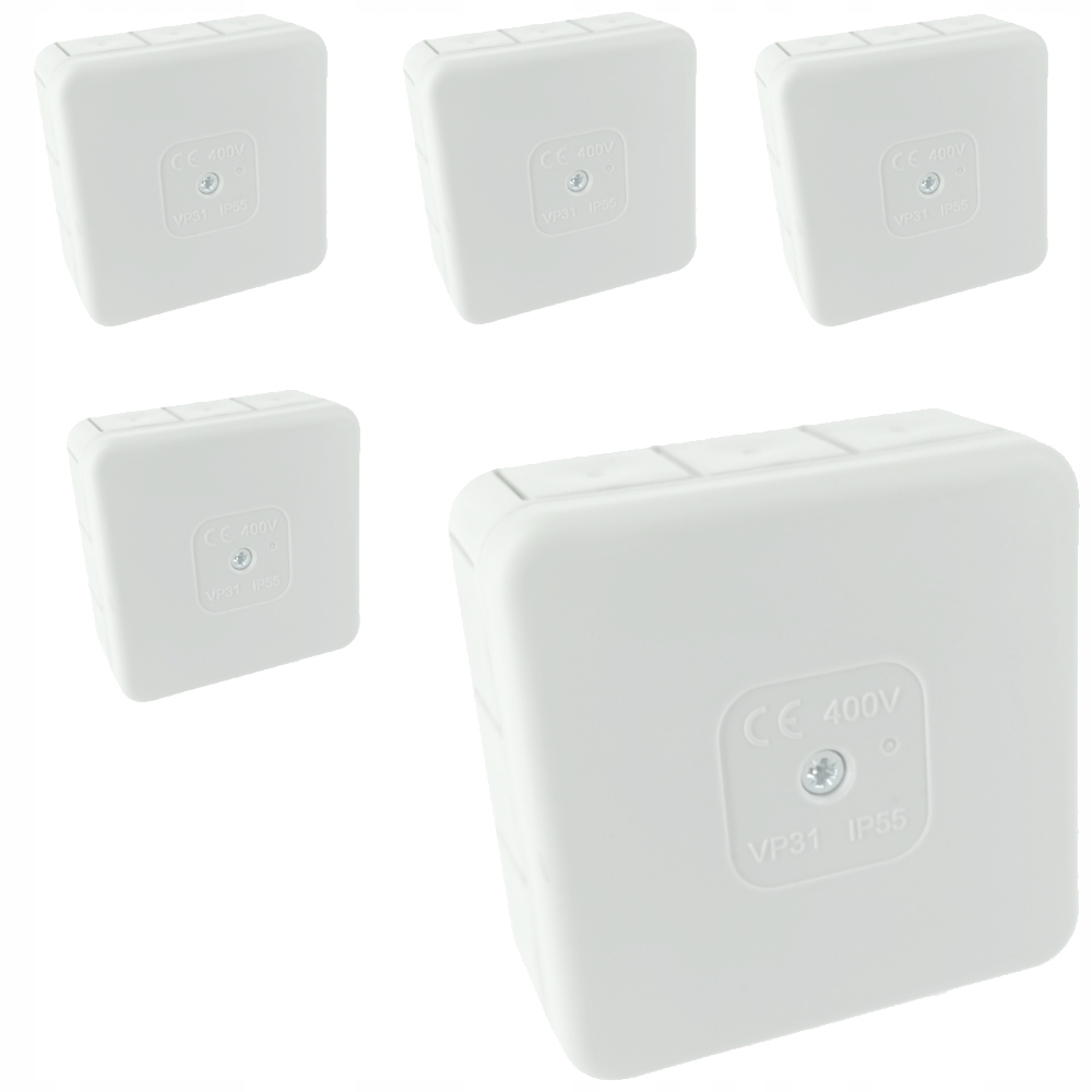 

Puszka Natynkowa 85X85 Hermetyczna VP31 Biały 5X