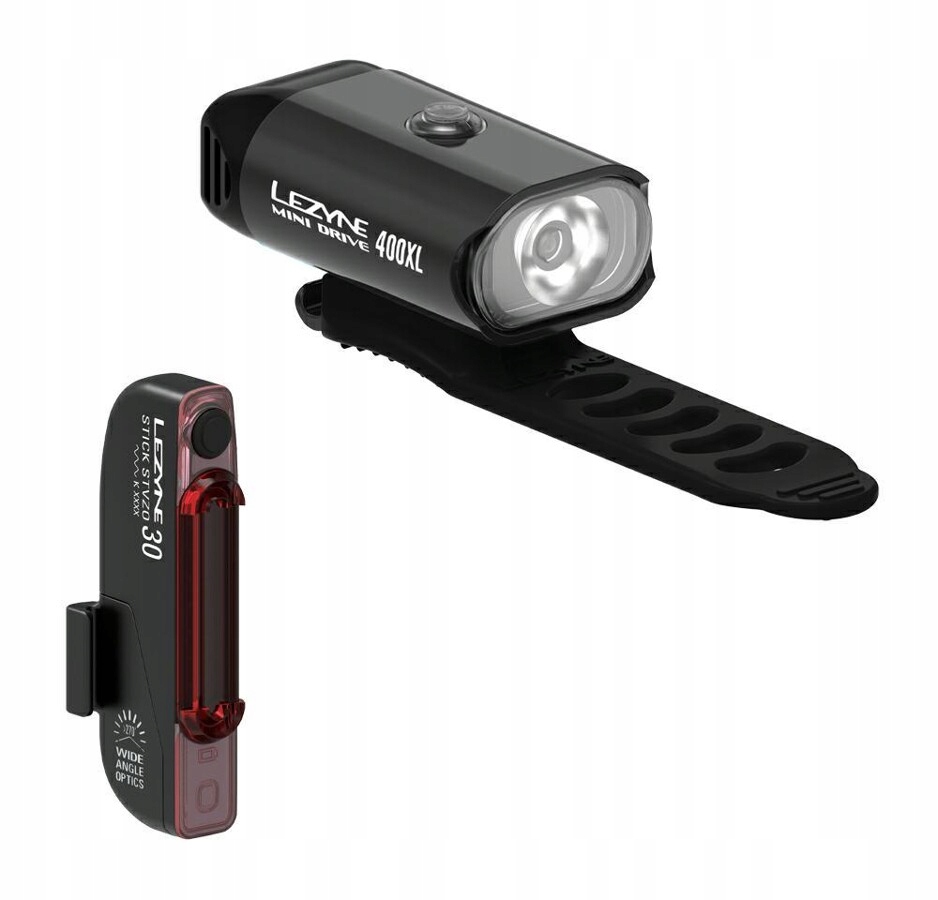 

Zestaw lampek Lezyne Mini Drive 400 Stick 30 lm