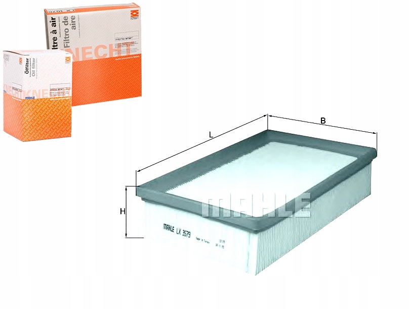 3579 - ВОЗДУШНЫЙ ФИЛЬТР CHEVROLET TRAX OPEL MOKKA / MOKKA