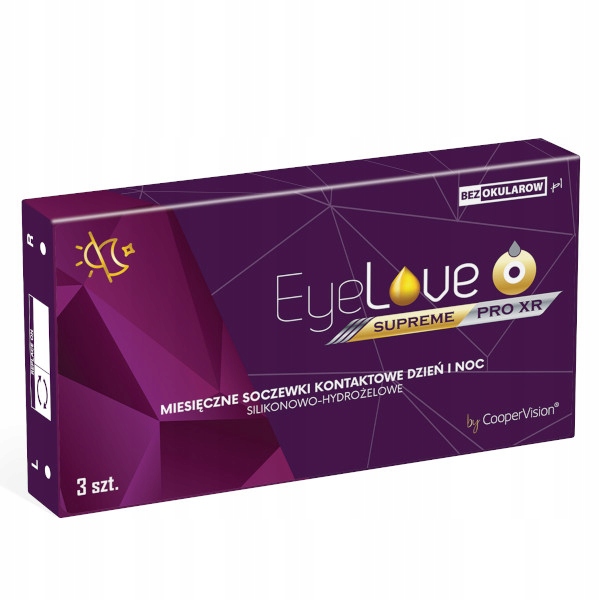 EyeLove Supreme Pro XR линзы 3шт высокой мощности! EAN (GTIN) 829196400773