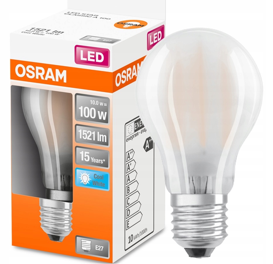 

Osram żarówka Led 10W 100W 4000K matowa