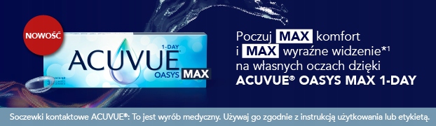 Soczewki jednodniowe OASYS MAX 1-DAY 30szt EAN (GTIN) 0888290913428