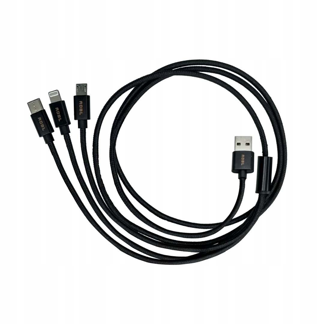 ADBL _ USB SPLITTER _ ROZGAŁĘZIACZ USB Z TRZEMA KOŃCÓWKAMI