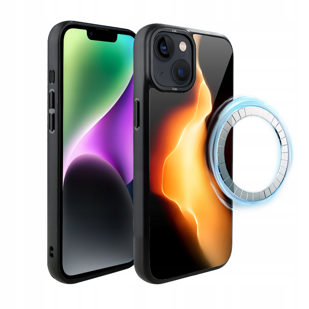 Pouzdro pro iPhone 14 Plus Ibizu DropGuard Matt s MagSafe, Eclipse