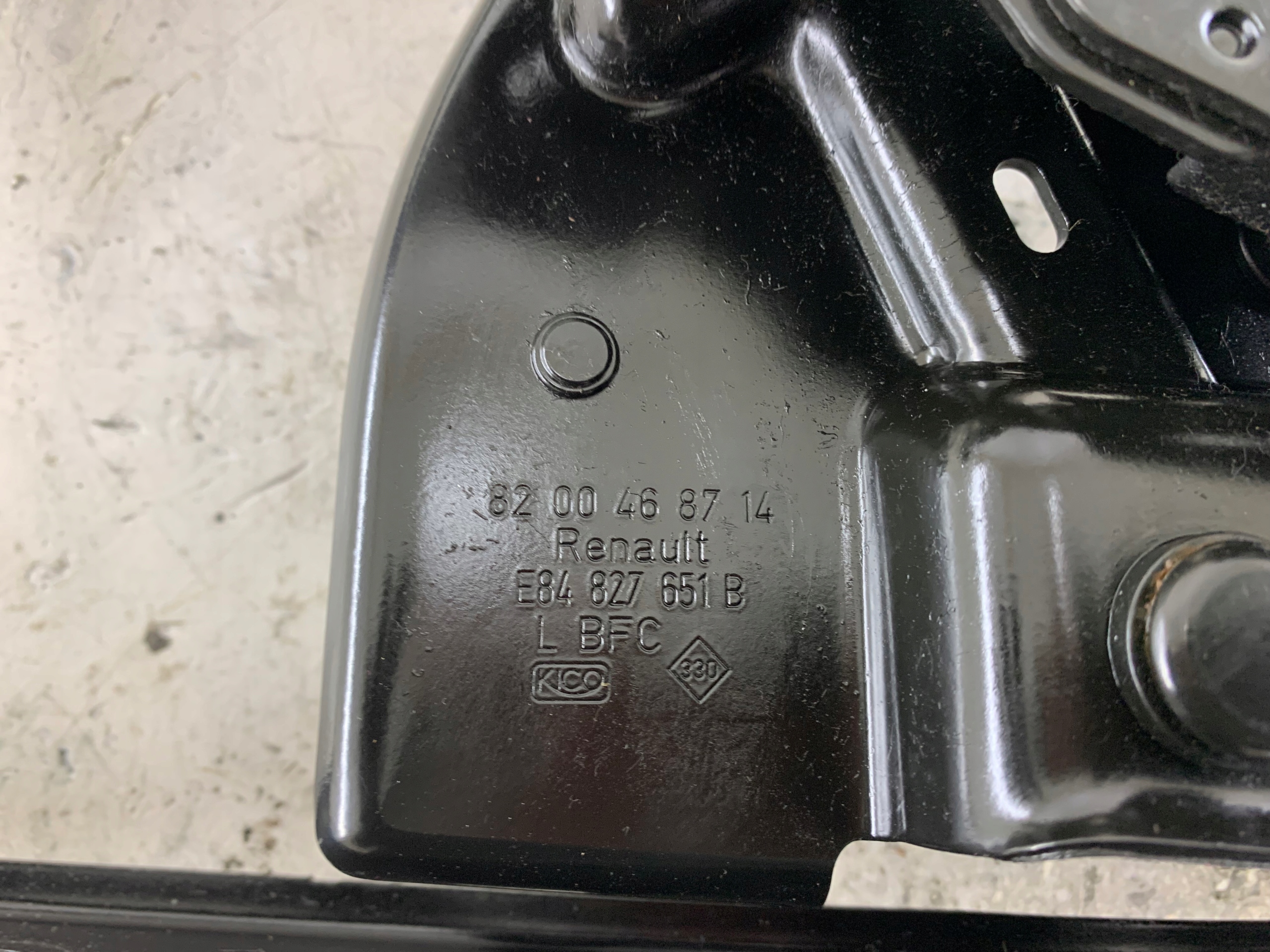 RENAULT MEGANE II CABRIO hinge roofs bonnet boot left