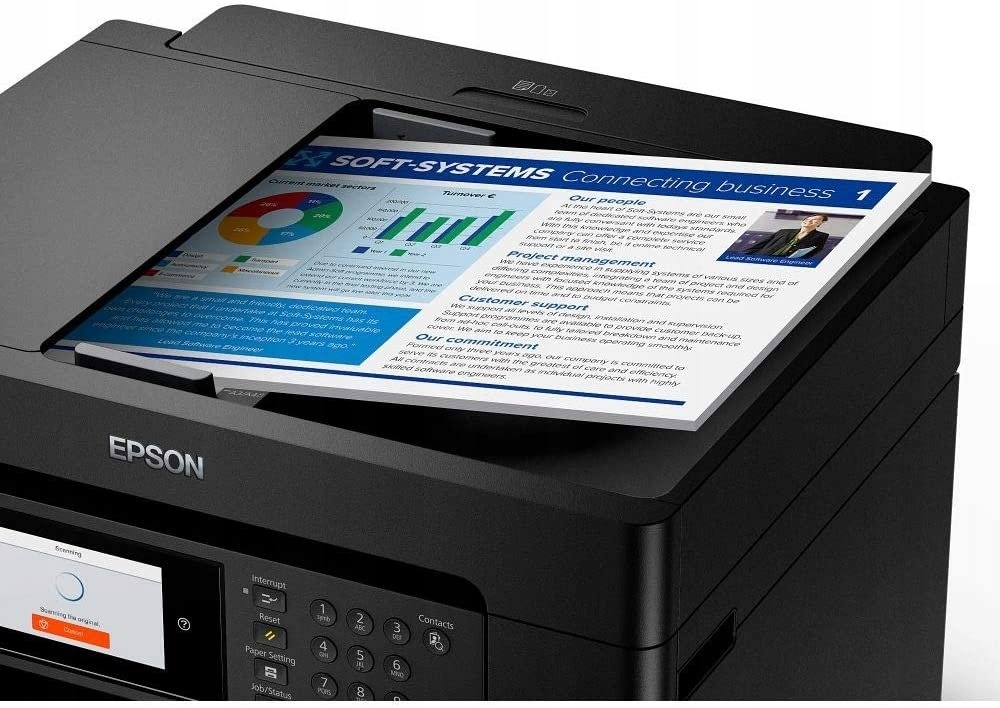 Epson WorkForce WF-7840DTWF A3+ bezprzewodowa wielofunkcyjna drukarka atra — miniatura 16