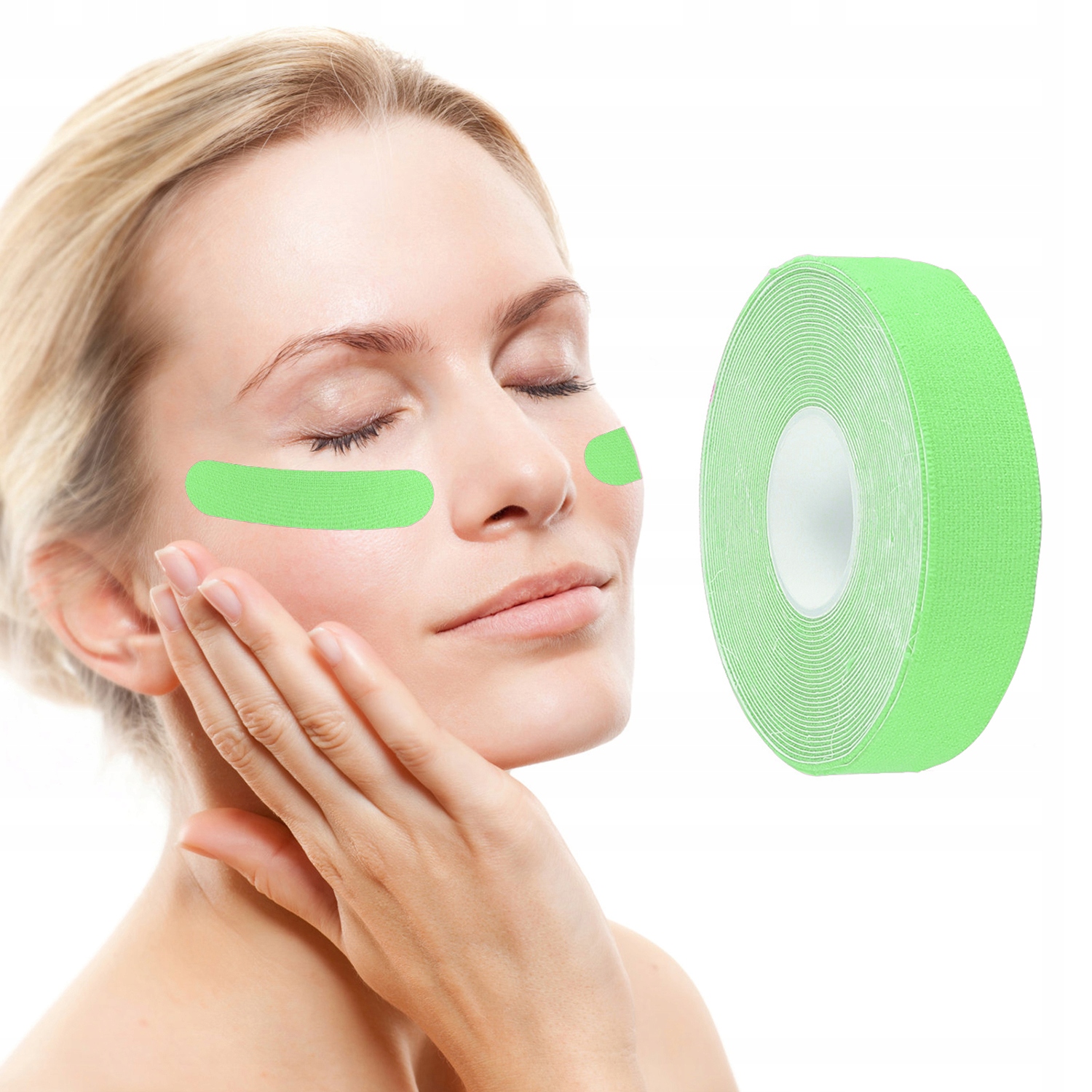 TAŚMA KINESIOTAPE FACELIFTING DO TWARZY TAPE 100cm