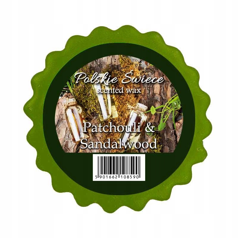 PATCHOULI SANDALWOOD wosk zapachowy do aromaterapi