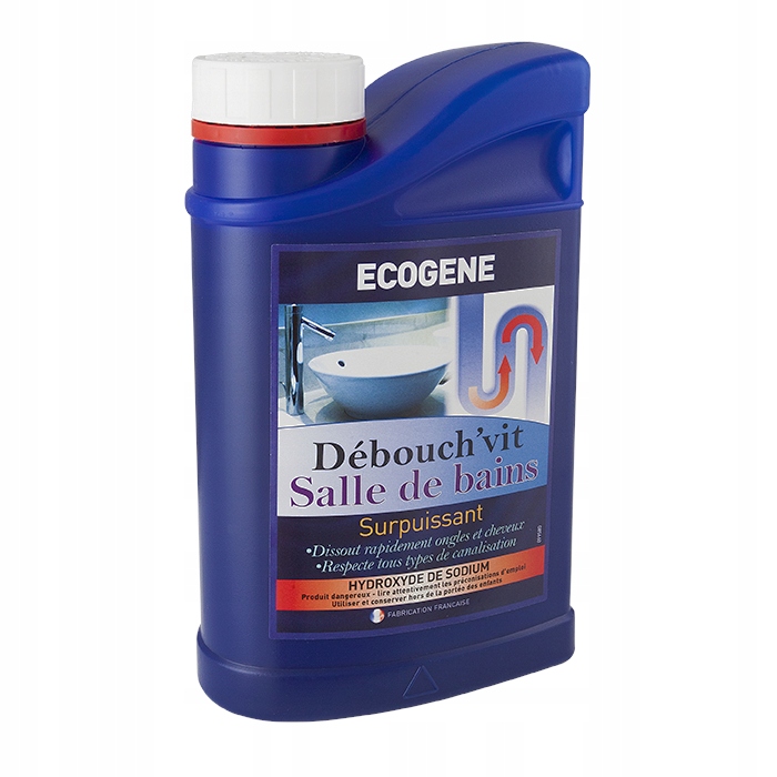 Udrażniacz do Rur Kret do RUR Usuwa Włosy ECOGENE Bio7 Łazienka KANALIZACJE